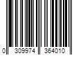 Barcode Image for UPC code 0309974364010