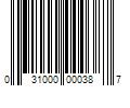 Barcode Image for UPC code 031000000387