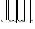 Barcode Image for UPC code 031000000677