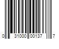 Barcode Image for UPC code 031000001377