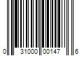 Barcode Image for UPC code 031000001476