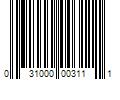 Barcode Image for UPC code 031000003111