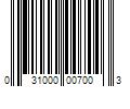 Barcode Image for UPC code 031000007003