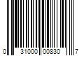 Barcode Image for UPC code 031000008307