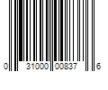 Barcode Image for UPC code 031000008376