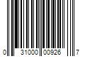 Barcode Image for UPC code 031000009267