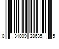 Barcode Image for UPC code 031009286355