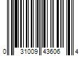 Barcode Image for UPC code 031009436064