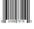 Barcode Image for UPC code 031009731190