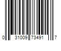 Barcode Image for UPC code 031009734917