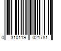 Barcode Image for UPC code 0310119021781