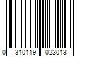 Barcode Image for UPC code 0310119023013