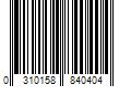 Barcode Image for UPC code 0310158840404