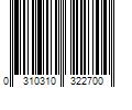 Barcode Image for UPC code 0310310322700