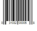 Barcode Image for UPC code 031032000058