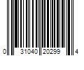 Barcode Image for UPC code 031040202994