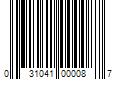 Barcode Image for UPC code 031041000087