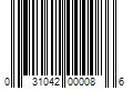 Barcode Image for UPC code 031042000086