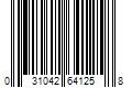 Barcode Image for UPC code 031042641258