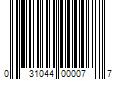 Barcode Image for UPC code 031044000077