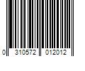 Barcode Image for UPC code 0310572012012