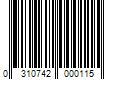 Barcode Image for UPC code 0310742000115