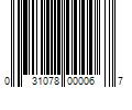 Barcode Image for UPC code 031078000067