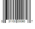 Barcode Image for UPC code 031100000607