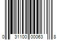 Barcode Image for UPC code 031100000638