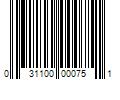 Barcode Image for UPC code 031100000751