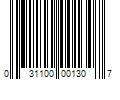 Barcode Image for UPC code 031100001307