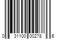 Barcode Image for UPC code 031100002786