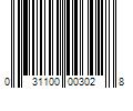 Barcode Image for UPC code 031100003028