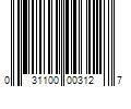 Barcode Image for UPC code 031100003127