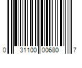 Barcode Image for UPC code 031100006807