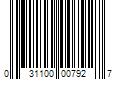 Barcode Image for UPC code 031100007927