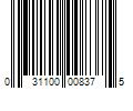 Barcode Image for UPC code 031100008375