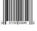 Barcode Image for UPC code 031100008498