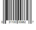 Barcode Image for UPC code 031100008627