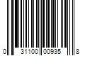 Barcode Image for UPC code 031100009358