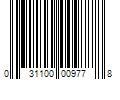 Barcode Image for UPC code 031100009778