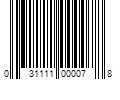 Barcode Image for UPC code 031111000078