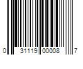 Barcode Image for UPC code 031119000087