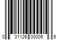 Barcode Image for UPC code 031126000056