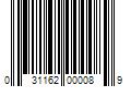 Barcode Image for UPC code 031162000089