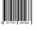 Barcode Image for UPC code 0311701041033