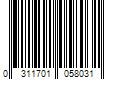 Barcode Image for UPC code 0311701058031