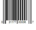 Barcode Image for UPC code 031177000067