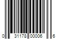 Barcode Image for UPC code 031178000066