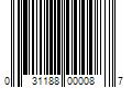 Barcode Image for UPC code 031188000087